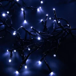 Guirlande lumineuse LED à lumière fixe blanc froid - 27 m