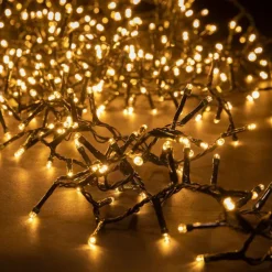 Guirlande lumineuse LED à lumière animée blanc orangé - 4 m