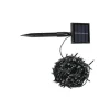 Guirlande lumineuse LED solaire à lumière animée blanc pur - 40 m