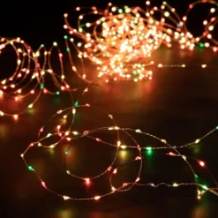 Guirlande lumineuse micro LED à lumière fixe multicolore - 9 m