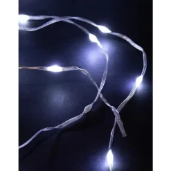 Guirlande lumineuse micro LED à lumière animée blanc chaud sur secteur - 10 m