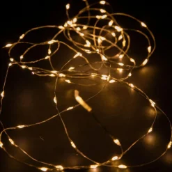 Guirlande lumineuse micro LED à lumière animée blanc chaud sur secteur - 4 m