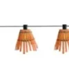 Guirlande Maloya bambou 10 LED coloris marron en bambou Watt & Home - 5 m