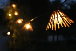 Guirlande Maloya bambou 10 LED coloris marron en bambou Watt & Home - 5 m