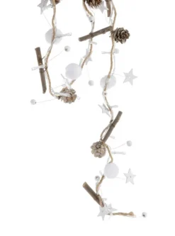 Guirlande pommes de pin LED - 120 cm