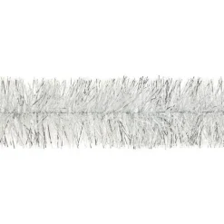 Guirlande scintillante en plastique argent - Ø 75 mm x 2 m