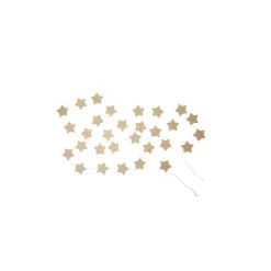 Guirlande étoiles jaune or 3 m
