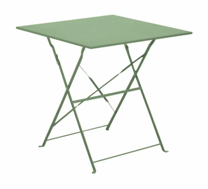 Guéridon carré en acier PROLOISIRS Cuba - 70x70 cm