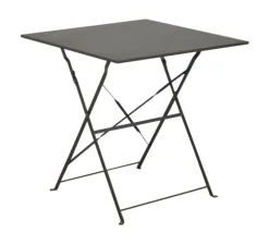 Guéridon carré en acier PROLOISIRS Cuba - 70x70 cm