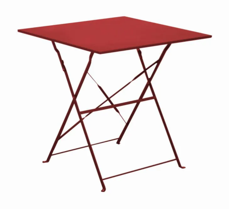 Guéridon carré en acier PROLOISIRS Cuba - 70x70 cm