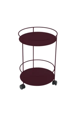 Guéridon Guinguette coloris noir en acier Fermob - Ø 40 x 61 cm