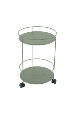 Guéridon Guinguette coloris vert en acier Fermob - Ø 40 x 61 cm