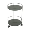 Guéridon Guinguette coloris vert en acier Fermob - Ø 40 x 61 cm
