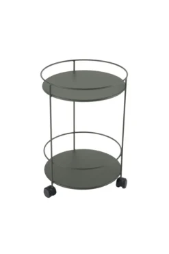 Guéridon Guinguette coloris vert en acier Fermob - Ø 40 x 61 cm