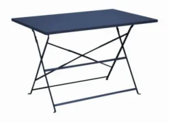 Guéridon pliant en acier époxy PROLOISIRS Cuba - 110x70 cm