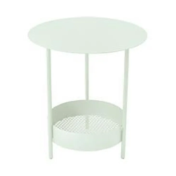 Guéridon Salsa coloris vert en acier Fermob - Ø 50 x 50 cm