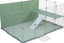 Habitat Neopark Life pour lapin coloris vert Zolux – 140 x 105 x 70 cm