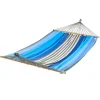 Hamac à barre double en polypropylène bleu topaze Jobek Komplice - 300 x 125 cm