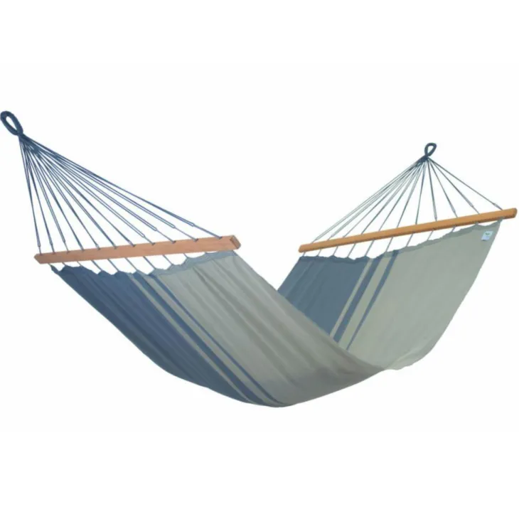 Hamac coloris anthracite taupe en polypropylène Jobek Hamac Kouple - 350 x 140 cm