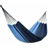 Hamac coloris bleu Caraïbes en polypropylène Jobek Hamac Kocon - 340 x 140 cm