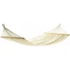 Hamac coloris écru certifié FSC® Jobek Hamac Kouple - 350 x 140 cm