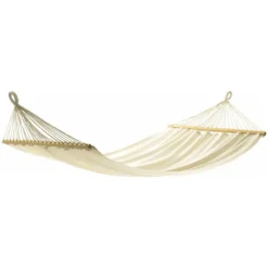 Hamac coloris écru certifié FSC® Jobek Hamac Kouple - 350 x 140 cm