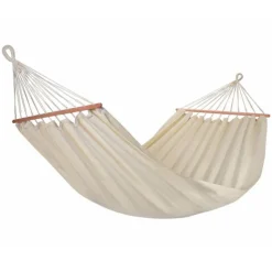 Hamac coloris écru en polypropylène Jobek Hamac Graphik - 300 x 140 cm