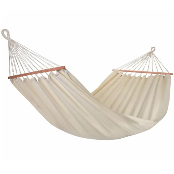 Hamac coloris écru en polypropylène Jobek Hamac Graphik - 300 x 140 cm