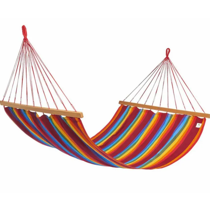 Hamac coloris multicolore Fortaleza certifié FSC® Hamac Kouple - 350 x 140 cm