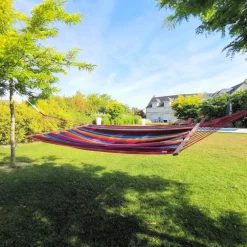 Hamac coloris multicolore Fortaleza certifié FSC® Hamac Kouple - 350 x 140 cm