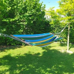 Hamac coloris multicolore brasilia en polypropylène Brasilia Jobek Hamac Kolor - 300 x 100 cm