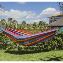 Hamac coloris multicolore en polypropylène Kocon Hamac Jobek - 340 x 140 cm