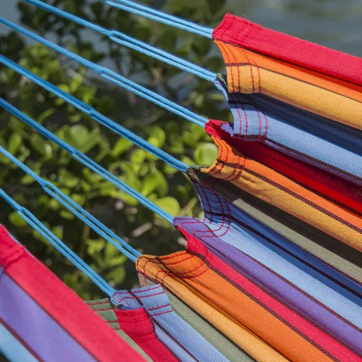 Hamac coloris multicolore en polypropylène Kocon Hamac Jobek - 340 x 140 cm