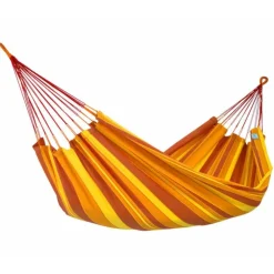 Hamac coloris orange Sunny en polypropylène Jobek Hamac Kocon - 340 x 140 cm