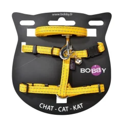Harnais + laisse pour chat Safe jaune