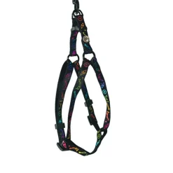 Harnais baudrier Égypte pour chat coloris noir