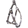 Harnais baudrier pour chat camouflage gris 20/35x1 cm