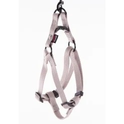 Harnais baudrier réglable gris pour chien - 1,6x35/50 cm