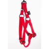 Harnais baudrier réglable rouge pour chien - 1,6x35/50 cm