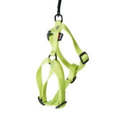 Harnais Confort vert citron pour chien - 4x90/110 cm