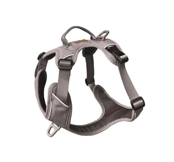 Harnais pour chien coloris gris clair Kyflie Momentum Urban - Taille 2