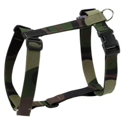 Harnais pour chien kaki Bobby Camouflage 25 - Taille L
