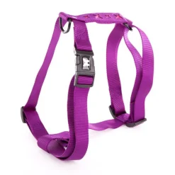 Harnais réglable parme motif croix - 1,6x30/55 cm