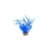 Herbe papillon bleue en plastique 15 cm