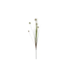Herbe Pom Pom blanche fleur artificielle H 84 cm