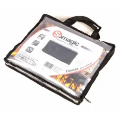 Housse de protection noire pour barbecue petit chef et Pampluna et capbreton - 120 x 62 x 80 cm