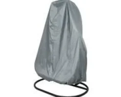 Housse en polyester gris pour chaise suspendue d’extérieur - Ø 200 x H 230 cm