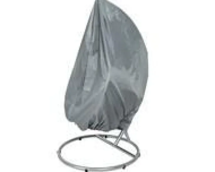 Housse en polyester gris pour fauteuil d’extérieur