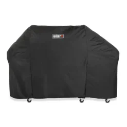Housse noire en polyester pour barbecue Weber Summit