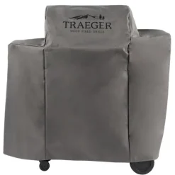 Housse pour barbecue grise adaptée au Traeger IronWood 650 - 115 x 68 x 122 cm